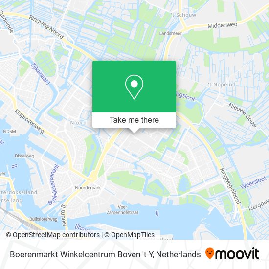 Boerenmarkt Winkelcentrum Boven 't Y map