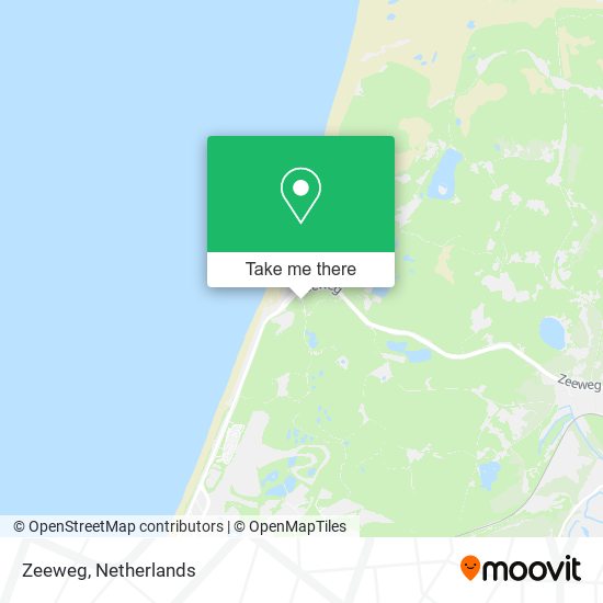 Zeeweg map
