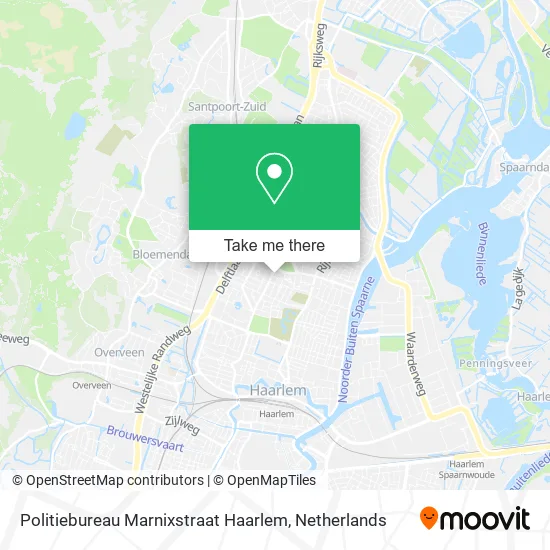 Politiebureau Marnixstraat Haarlem map