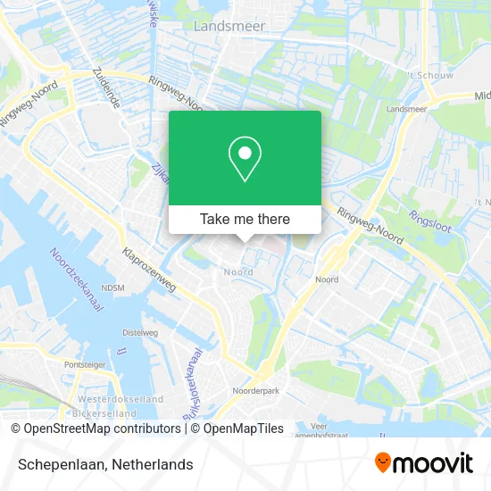 Schepenlaan map
