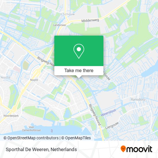 Sporthal De Weeren map