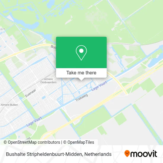 Bushalte Stripheldenbuurt-Midden map