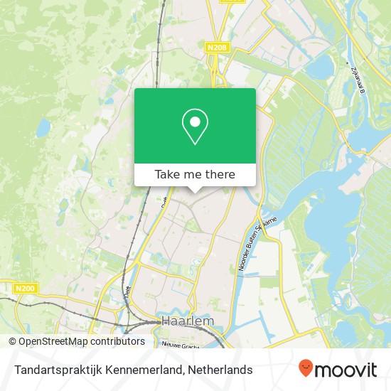 Tandartspraktijk Kennemerland Karte