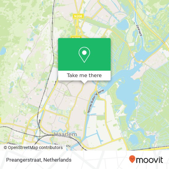 Preangerstraat map