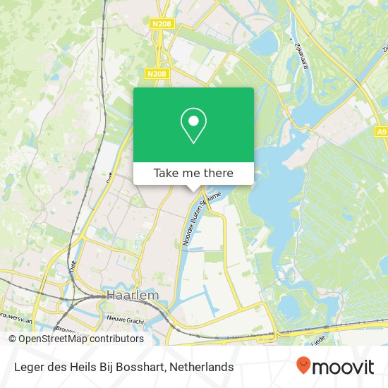 Leger des Heils Bij Bosshart map