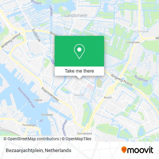 Bezaanjachtplein map