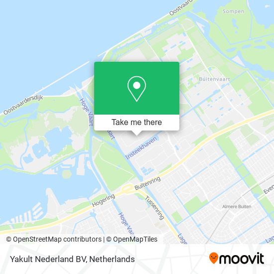 Yakult Nederland BV map