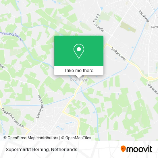 Supermarkt Berning map