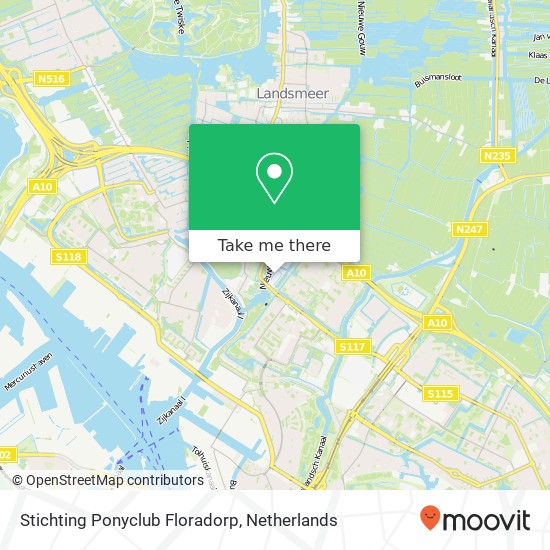 Stichting Ponyclub Floradorp Karte