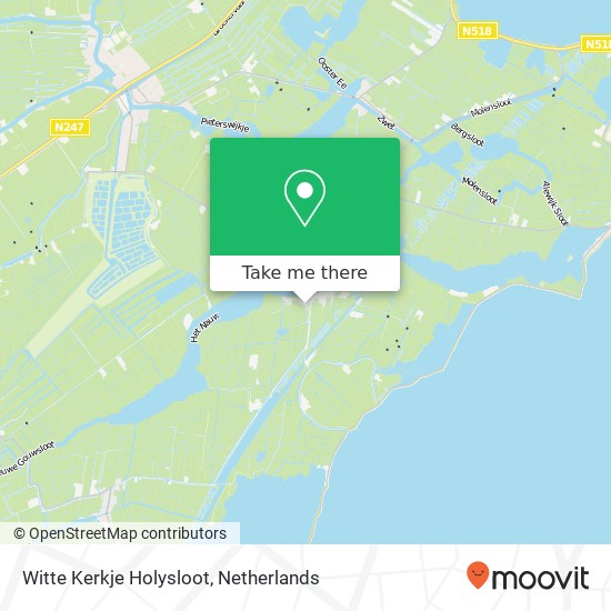 Witte Kerkje Holysloot map