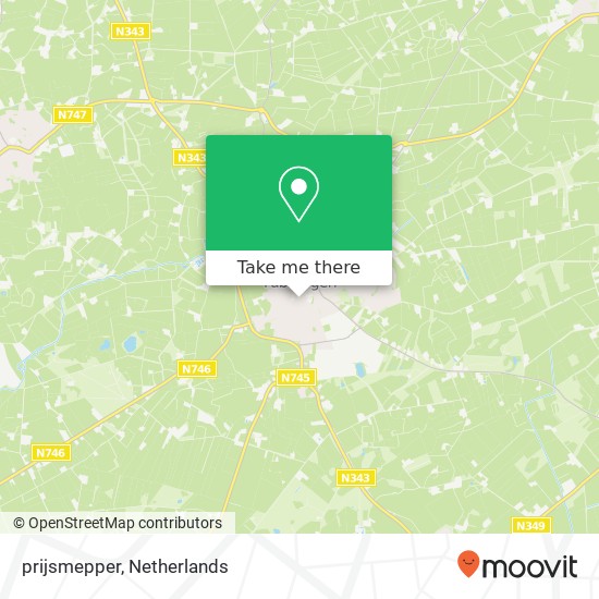 prijsmepper map