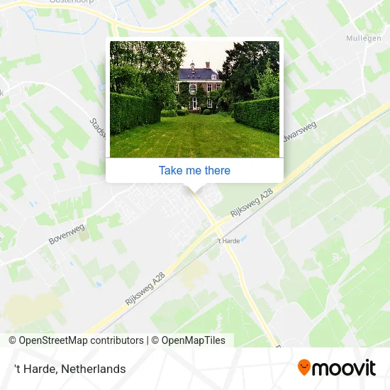 't Harde map
