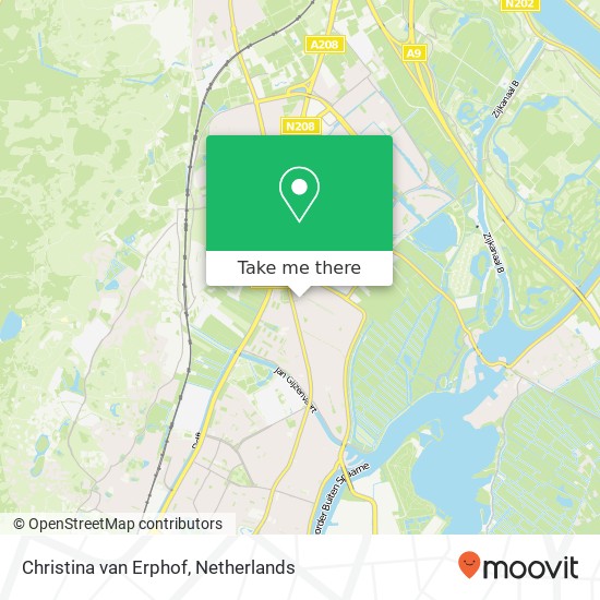 Christina van Erphof map