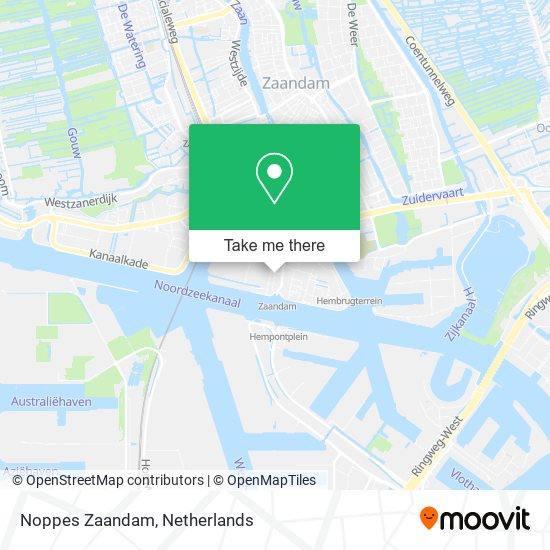 Noppes Zaandam map