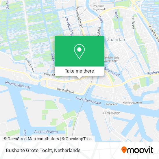 Bushalte Grote Tocht map