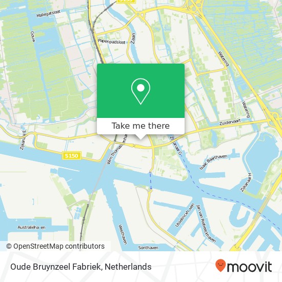 Oude Bruynzeel Fabriek map
