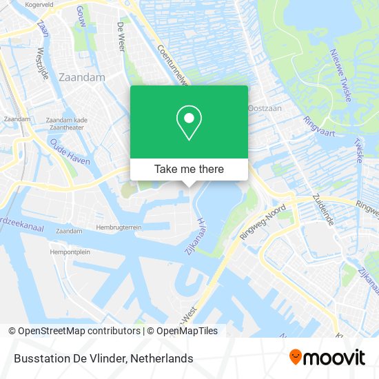 Busstation De Vlinder map