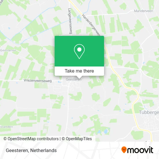 Geesteren map