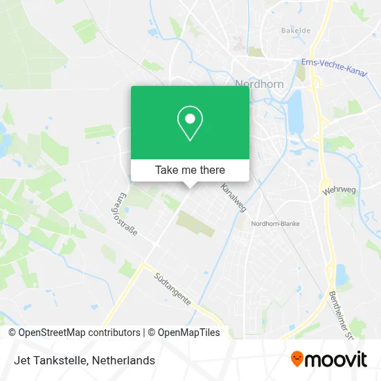 Jet Tankstelle map
