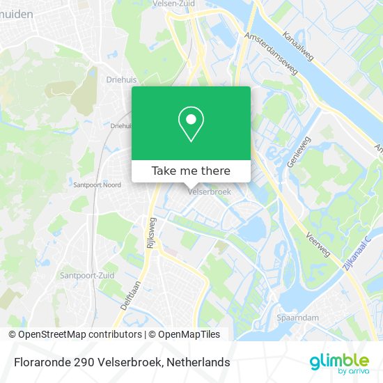 Floraronde 290 Velserbroek map