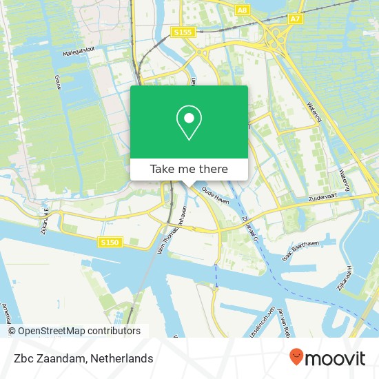 Zbc Zaandam map