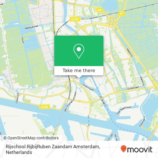 Rijschool RijbijRuben Zaandam Amsterdam map