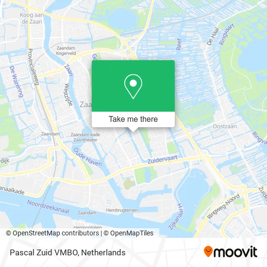 Pascal Zuid VMBO Karte
