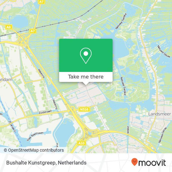 Bushalte Kunstgreep map