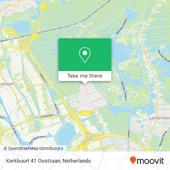 Kerkbuurt 41 Oostzaan map