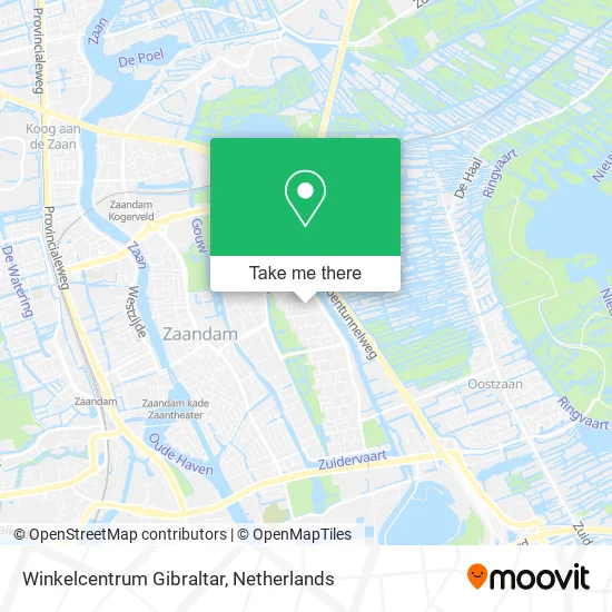 Winkelcentrum Gibraltar map