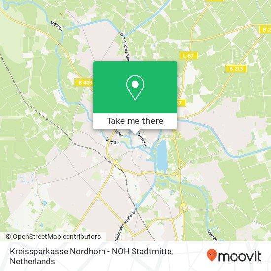 Kreissparkasse Nordhorn - NOH Stadtmitte map