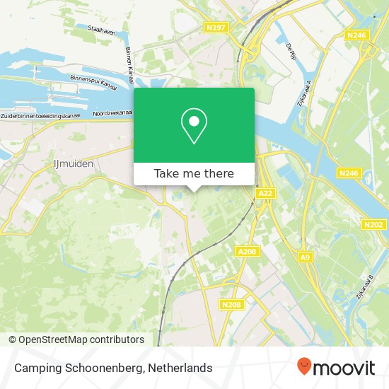 Camping Schoonenberg map