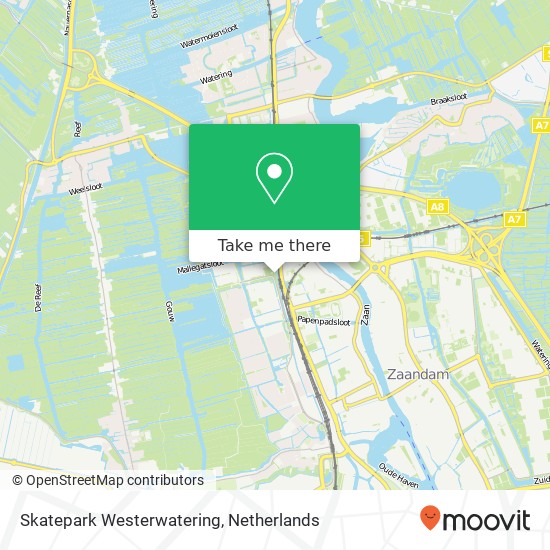 Skatepark Westerwatering map