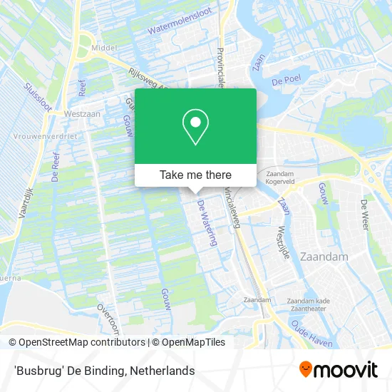 'Busbrug' De Binding map