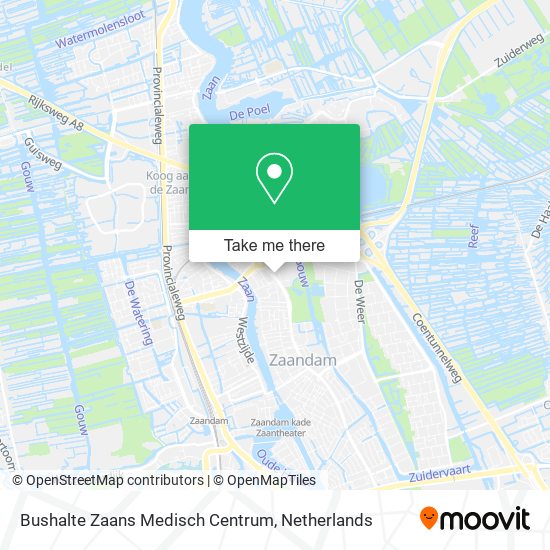 Bushalte Zaans Medisch Centrum Karte
