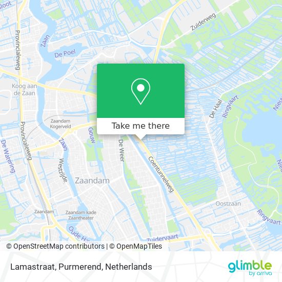 Lamastraat, Purmerend map