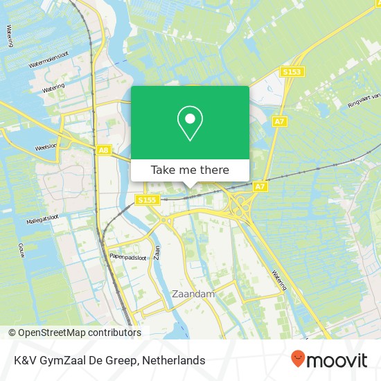 K&V GymZaal De Greep map