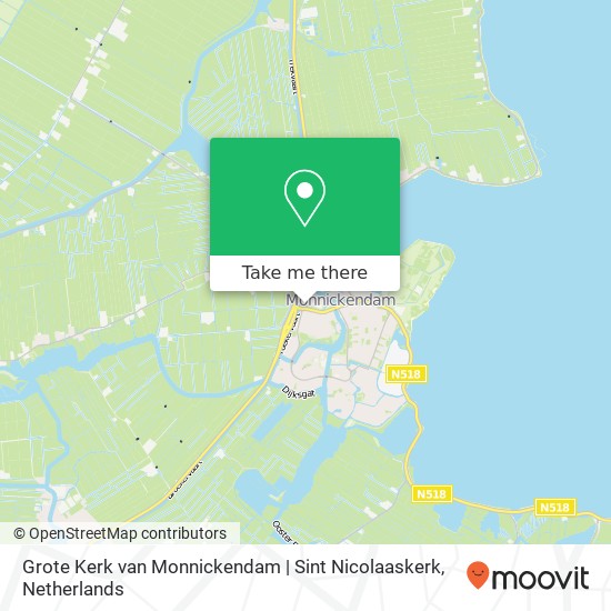 Grote Kerk van Monnickendam | Sint Nicolaaskerk map