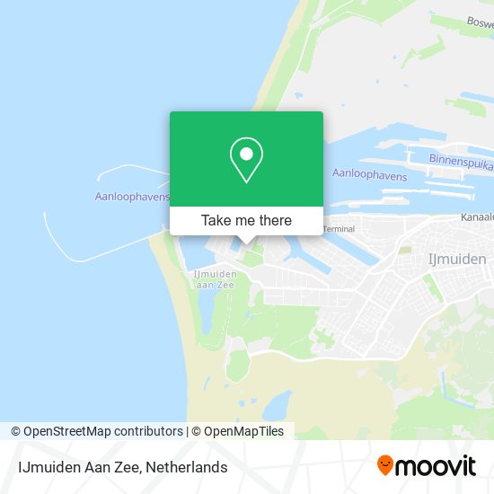 IJmuiden Aan Zee map