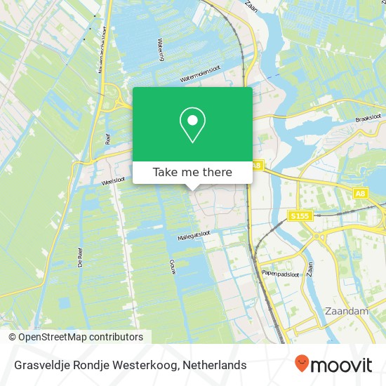 Grasveldje Rondje Westerkoog Karte