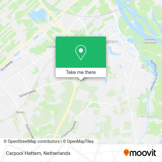 Carpool Hattem map