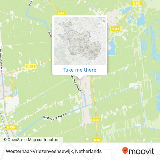 Westerhaar-Vriezenveensewijk map