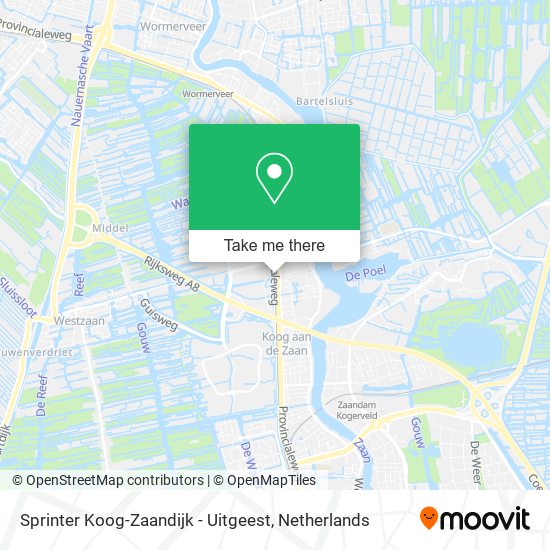 Sprinter Koog-Zaandijk - Uitgeest map