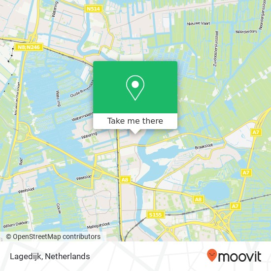 Lagedijk map