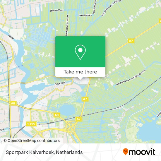 Sportpark Kalverhoek map