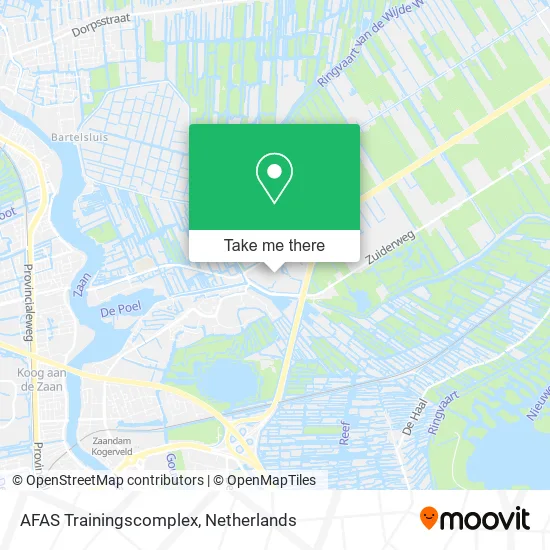 AFAS Trainingscomplex map
