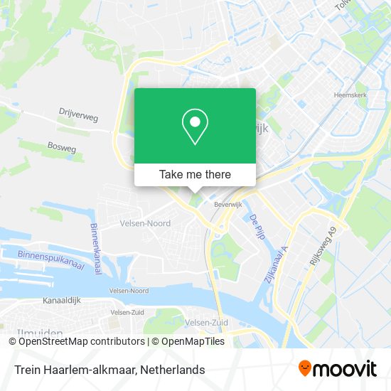 Trein Haarlem-alkmaar Karte