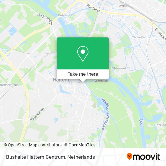 Bushalte Hattem Centrum map