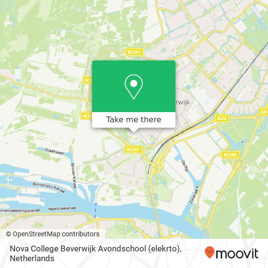 Nova College Beverwijk Avondschool (elekrto) Karte