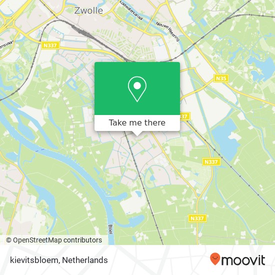 kievitsbloem map